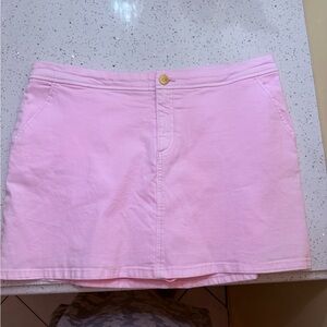 BNWT Lilly Pulitzer Pink Denim Colette skort Skirt in Misty Pink